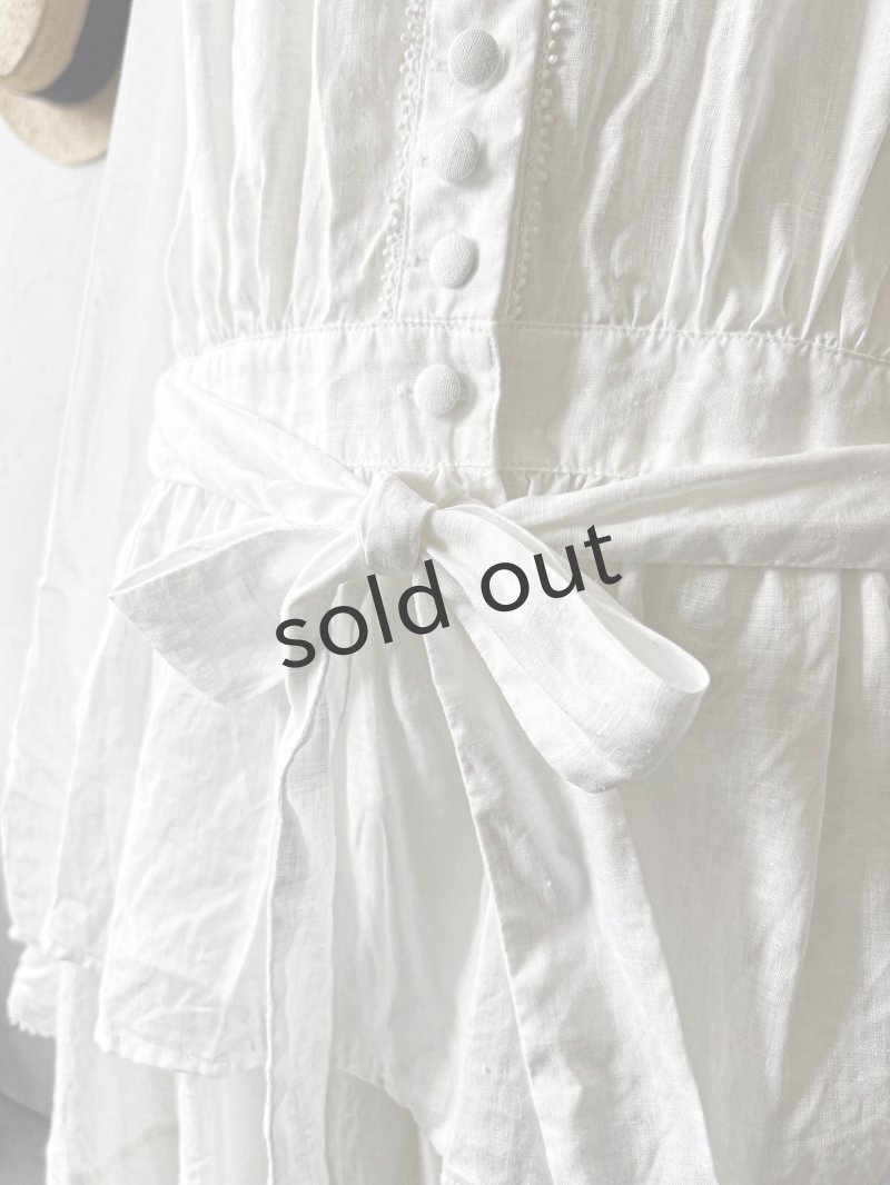 画像17: HALLELUJAH／11, Replique de Chemise victorienne ヴィクトリア朝シャツ・off-white (17)