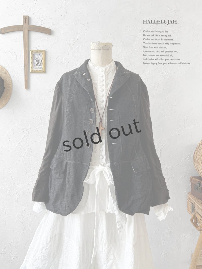 画像2: HALLELUJAH／1890's Veste de Berger 羊飼いジャケット (2)
