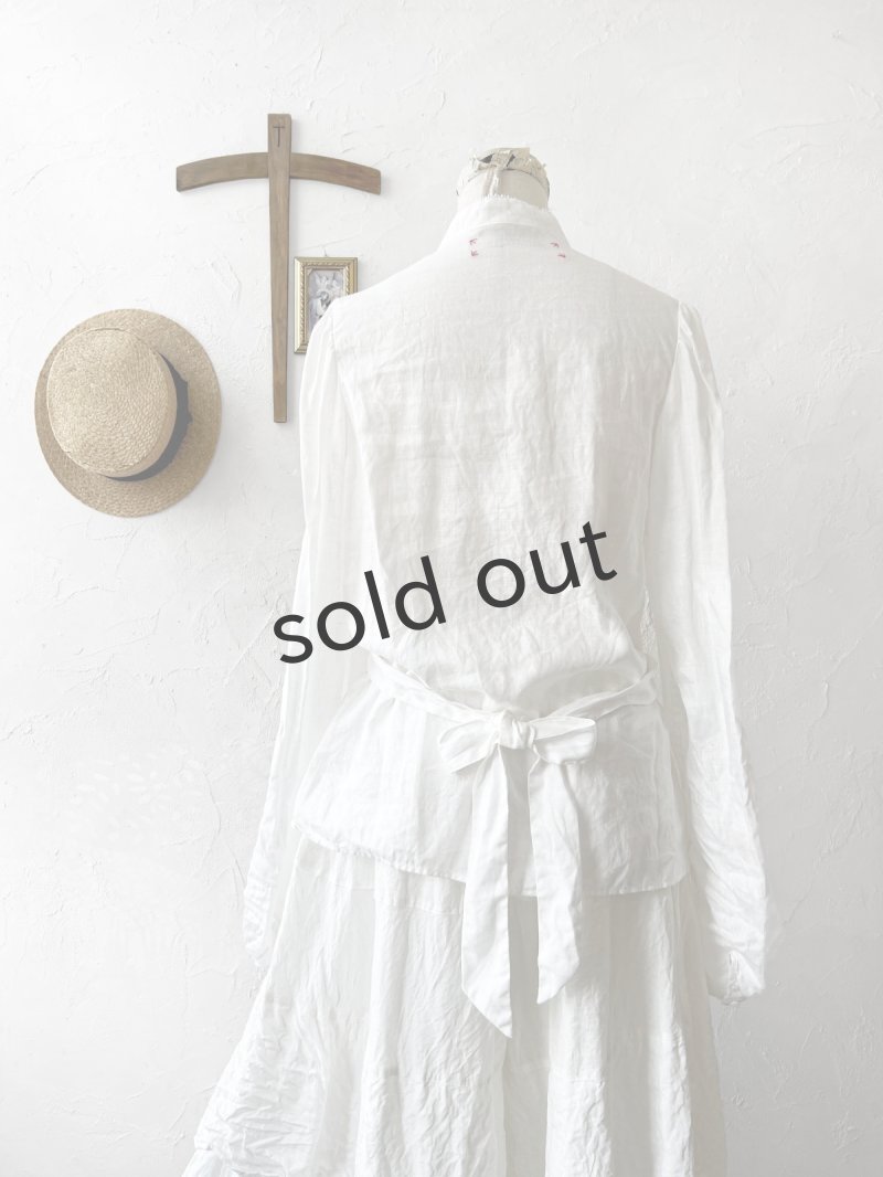 画像13: HALLELUJAH／11, Replique de Chemise victorienne ヴィクトリア朝シャツ・off-white (13)