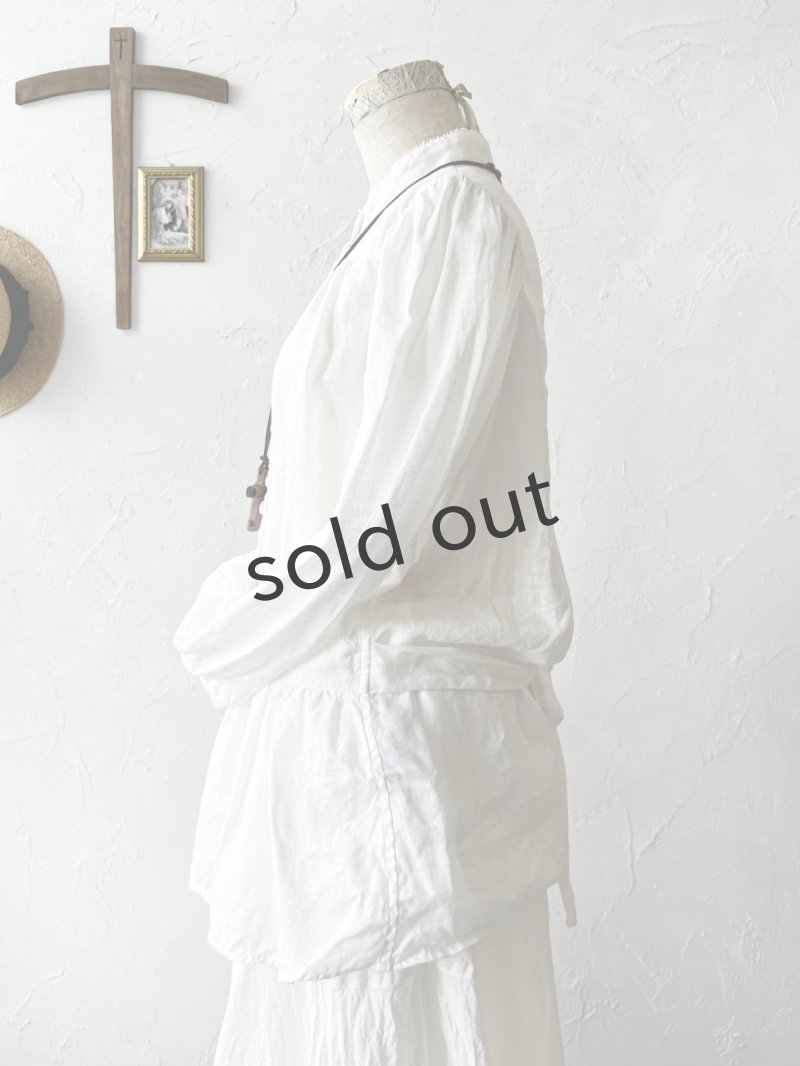 画像12: HALLELUJAH／11, Replique de Chemise victorienne ヴィクトリア朝シャツ・off-white (12)