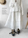 画像9: HALLELUJAH／9,Pantelon Etagee ティアードパンツ・off-white (9)