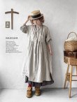 画像1: HALLELUJAH／1890's Bourgeron 羊飼いシャツワンピース・flax (1)