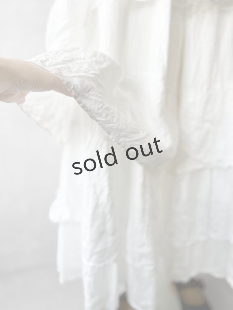 画像14: HALLELUJAH／9,Pantelon Etagee ティアードパンツ・off-white (14)