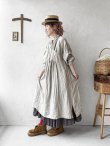 画像15: HALLELUJAH／1890's Bourgeron 羊飼いシャツワンピース・flax (15)