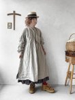 画像17: HALLELUJAH／1890's Bourgeron 羊飼いシャツワンピース・flax (17)