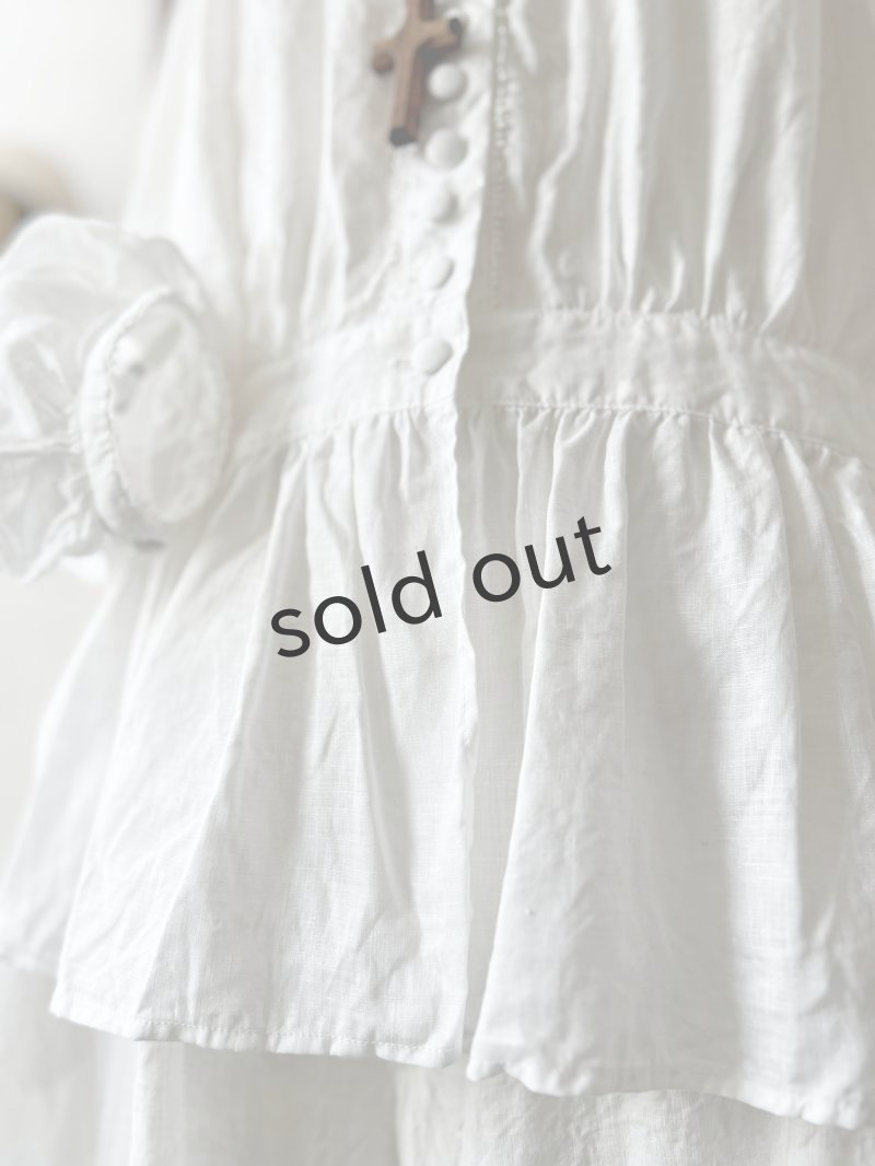 画像7: HALLELUJAH／11, Replique de Chemise victorienne ヴィクトリア朝シャツ・off-white (7)