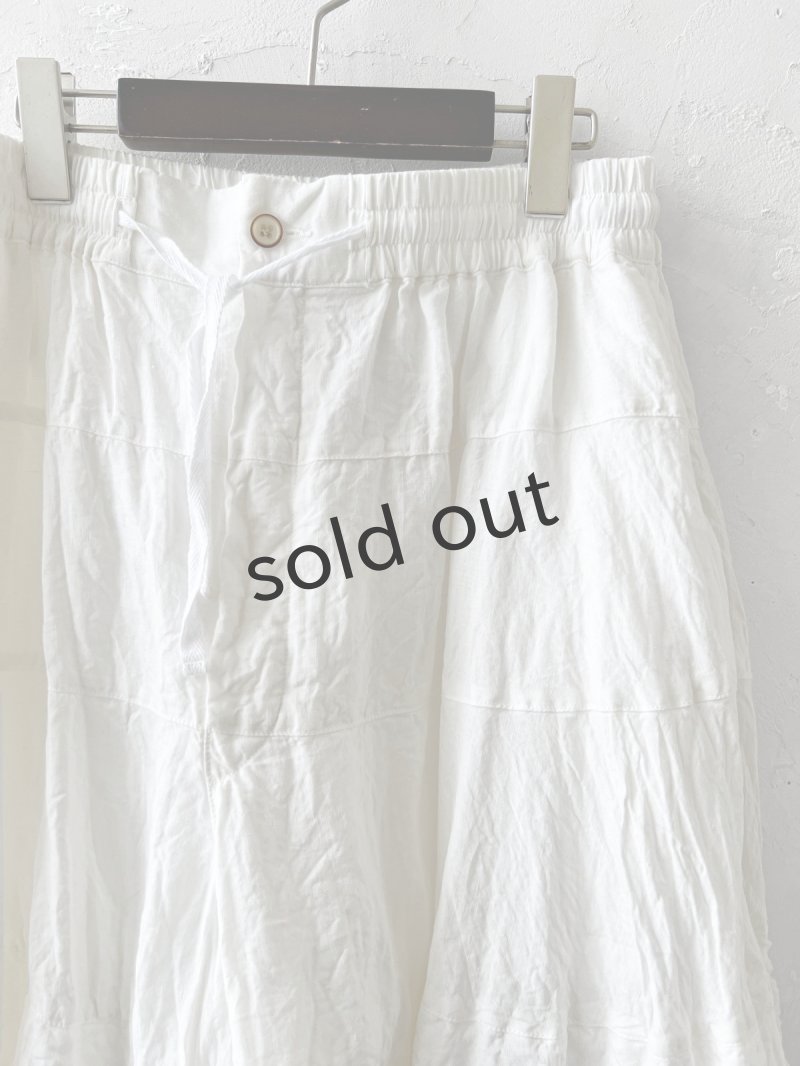 画像3: HALLELUJAH／9,Pantelon Etagee ティアードパンツ・off-white (3)