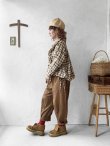 画像15: MARCHE' DE SOEUR／フローフリルの長袖プルオーバー・メープルチェック (15)