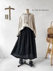 画像1: le ciel de demain／リネンパイピングブラウス・生成り (1)