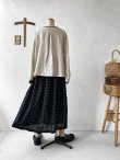 画像10: le ciel de demain／リネンパイピングブラウス・生成り (10)