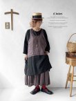 画像10: a+koloni／リネンシンプルチュニックワンピース・ブラック (10)