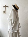 画像4: a+koloni／リネンバッククロスベスト・ナチュラル (4)