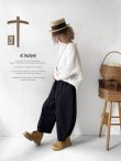 画像10: a+koloni／リネンバルーンプルオーバー・ブラック (10)
