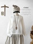 画像3: a+koloni／リネンバルーンプルオーバー・オフ (3)