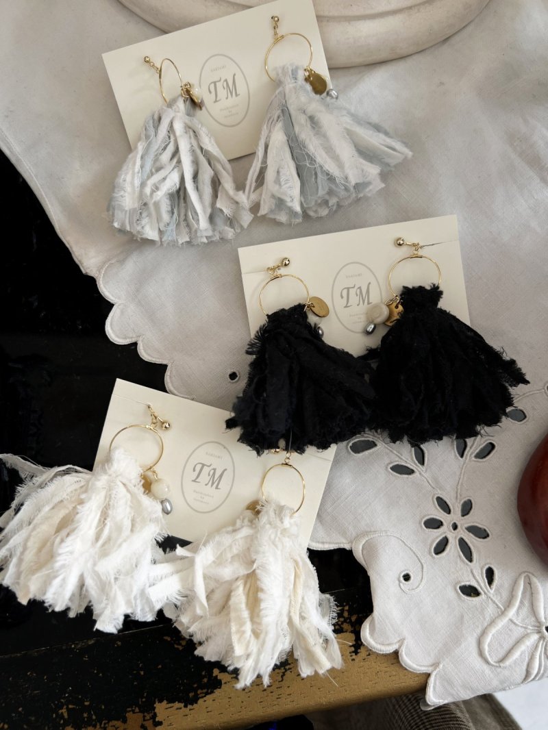 画像5: toromeco／YOIN イヤリング・off white (5)