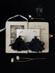 画像1: toromeco／YOIN ピアス・black (1)