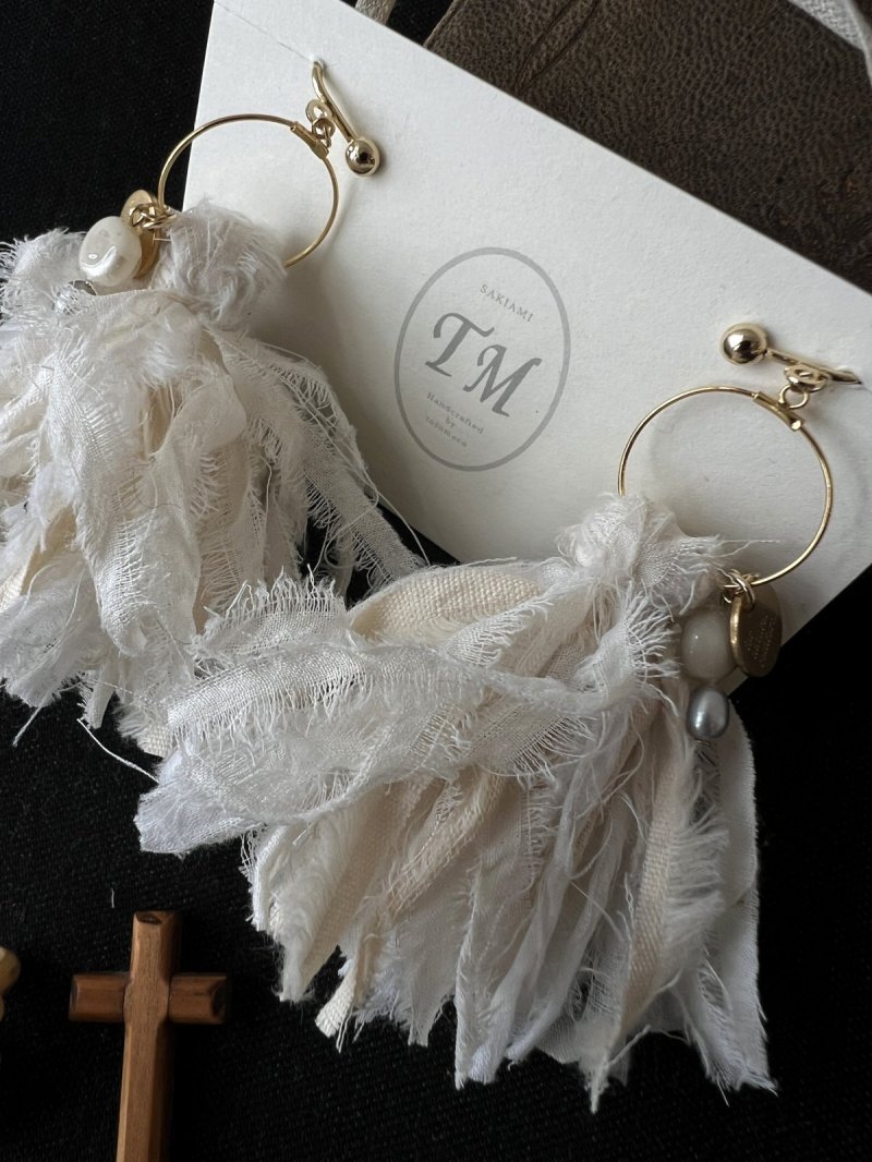 画像4: toromeco／YOIN イヤリング・off white (4)