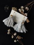 画像1: toromeco／YOIN ピアス・off×blue (1)