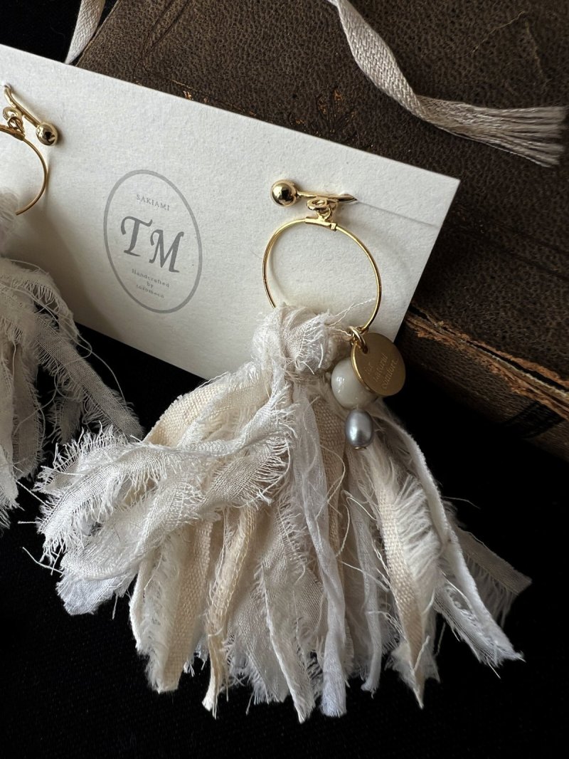 画像3: toromeco／YOIN イヤリング・off white (3)