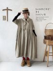 画像13: MARCHE' DE SOEUR／革タグストール付きワンピース・オリーブドラブ (13)
