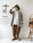 画像14: a+koloni／リネンフロントフリルブラウス・オフ (14)