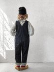 画像11: seasew.／1112109 しっかりデニムオーバーオール・チャコール (11)
