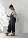 画像12: seasew.／1112109 しっかりデニムオーバーオール・チャコール (12)