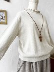 画像5: SO/衿ぐりフリルニットプルオーバー・オートミール (5)