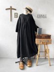 画像2: PERRY/ モノグラムヴィンテージワンピース・黒 (2)