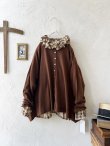 画像7: MARCHE' DE SOEUR／ラッフル襟のプルオーバー・メープルチェック (7)