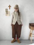 画像9: MARCHE' DE SOEUR／サルエルポケットパンツ・ブラウンチェック (9)