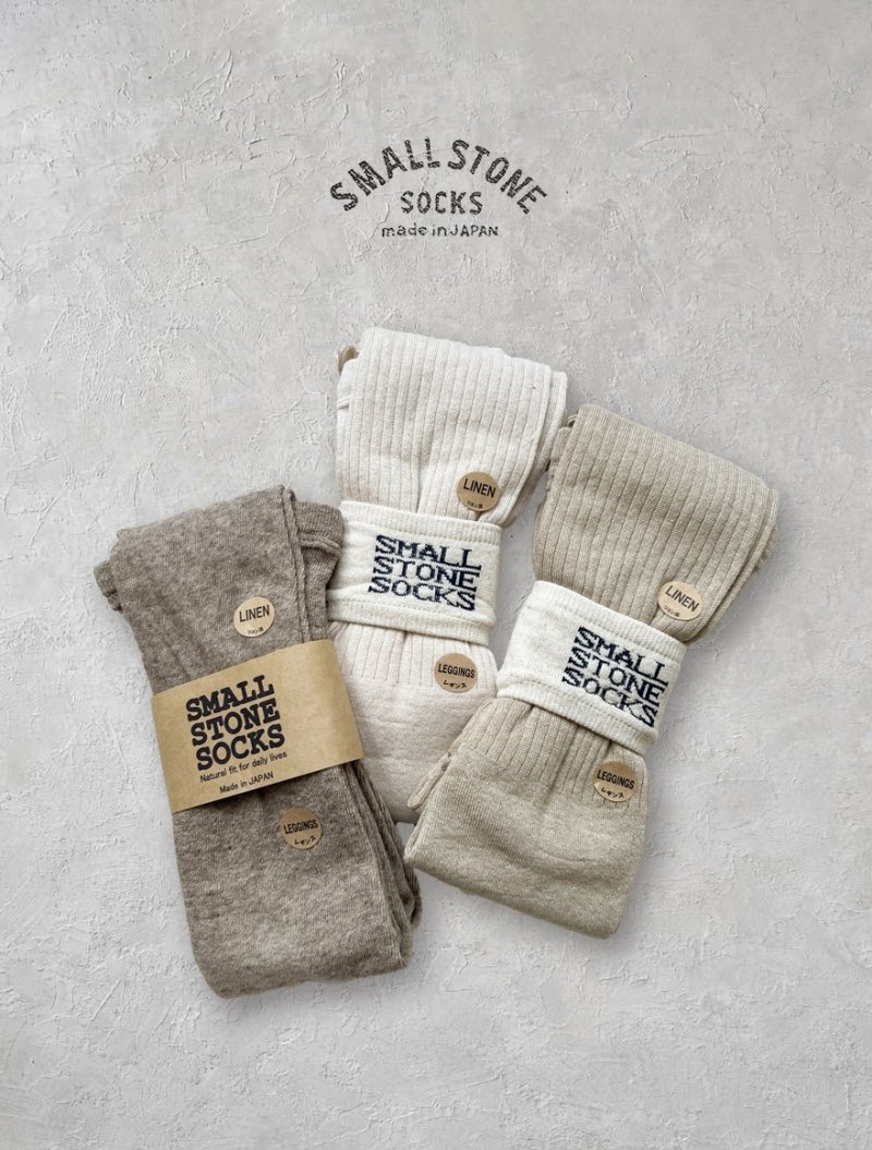 画像1: SMALL STONE／やわらかリネンブレンドレギンス (1)