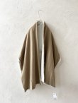 画像3: seasew.／903 ウール×コットンパイル大判ストール・ベージュ (3)