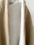 画像4: seasew.／903 ウール×コットンパイル大判ストール・ベージュ (4)