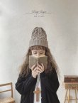 画像4: sleep slope/バックスリットニット帽・モカ (4)