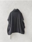 画像7: SO／弱縮ニットワイドベスト・チャコール (7)