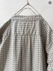 画像7: seasew.／306 オーガニックコットン シャツチュニック・オフチェック (7)