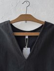 画像9: seasew.／302 コットンフランネルベスト・黒 (9)