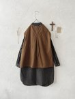 画像3: seasew.／302 コットンフランネルベスト・ブラウン (3)