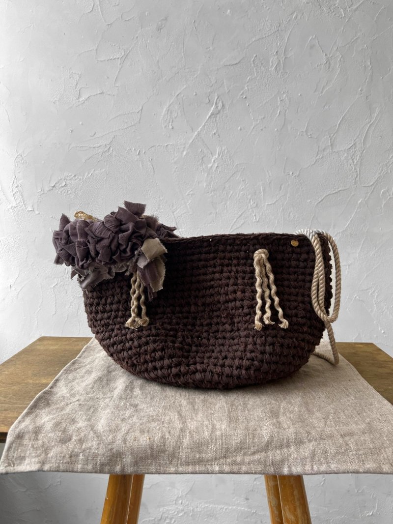 画像2: 【プレビュー中】toromeco／HANAYURA  SAKIAMI Bag (2)