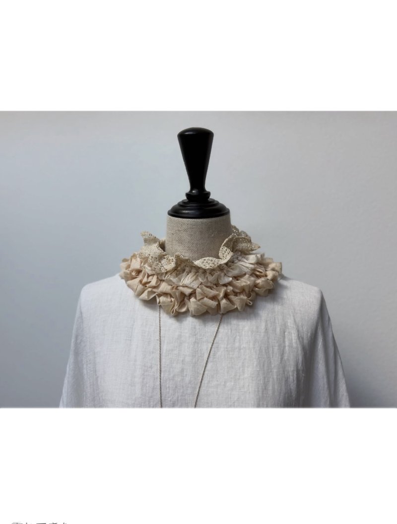 画像6: 【プレビュー中】toromeco／SHIRABE Collar・natural (6)