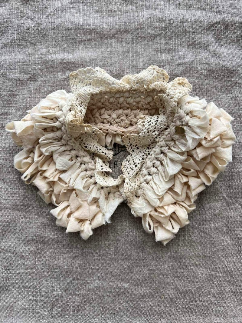 画像1: 【プレビュー中】toromeco／SHIRABE Collar・natural (1)