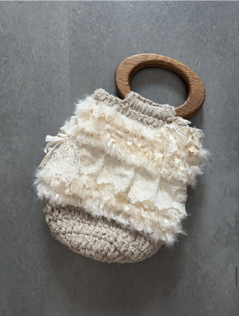 画像6: 【プレビュー中】toromeco／PINECONE  bag・White oak (6)