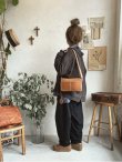 画像10: zucchero/本革しかくショルダーバッグ・ブラウン (10)
