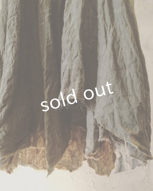 画像4: pollenbienco／リバーシブルギャザーワンピース・若草 (4)