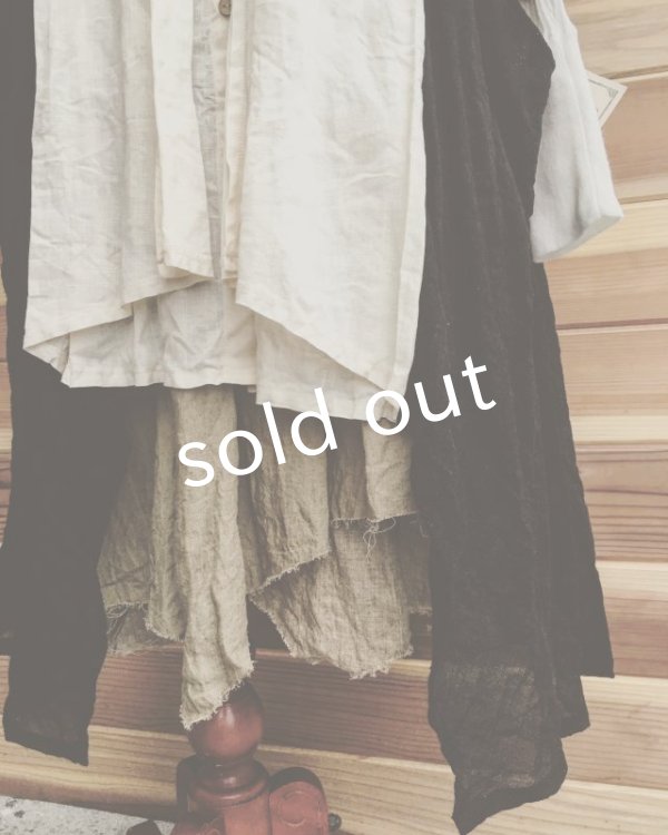 画像5: pollenbienco/マルシェワンピース・生成りと黒 (5)