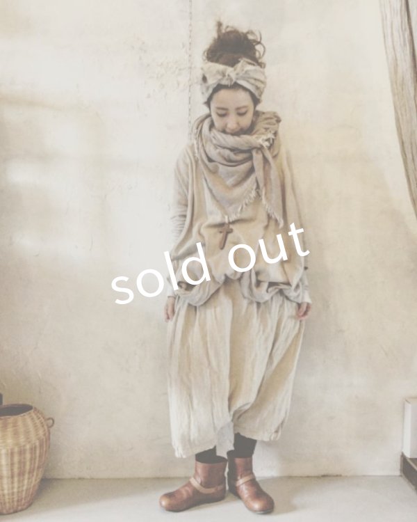 画像7: 再入荷　pollenbienco／リトアニアリネン・パンプキンパンツ (7)