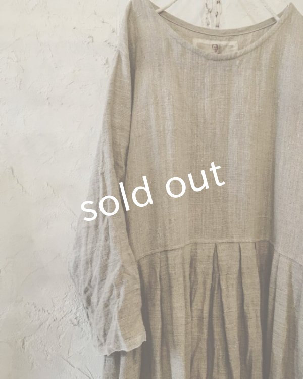 画像8: pollenbienco/リトアニアリネン・ギャザーワンピース (8)