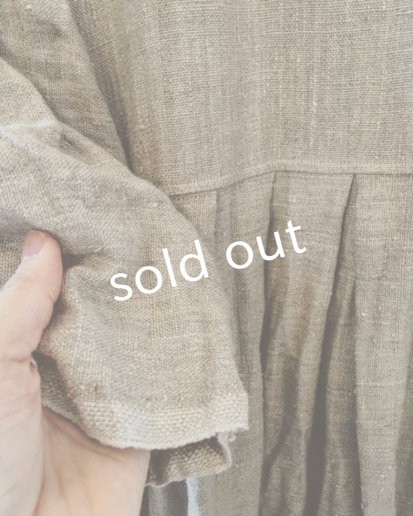 画像9: pollenbienco/リトアニアリネン・ギャザーワンピース (9)