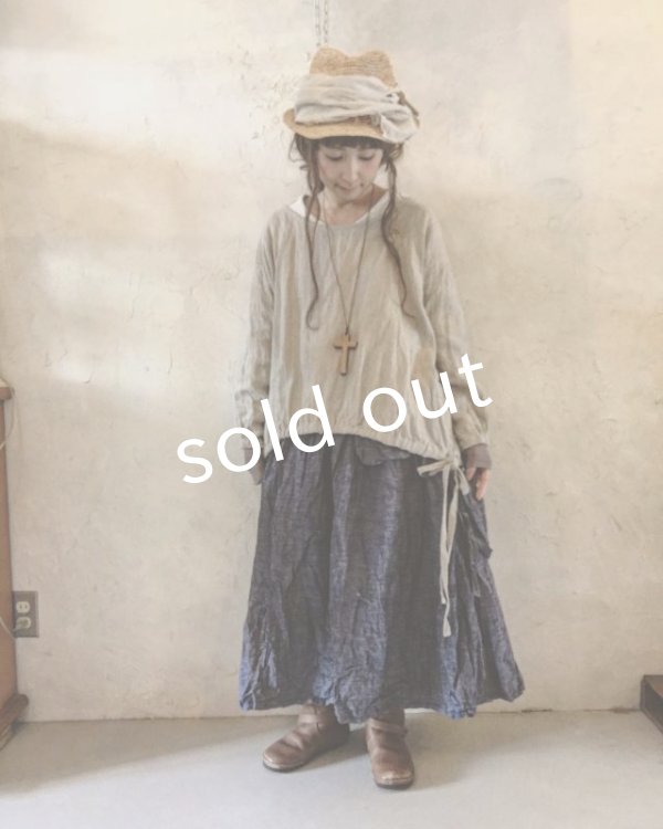 画像6: 再入荷　pollenbienco／ デニムサスペンダー２wayスカート (6)